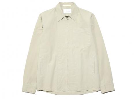 Norse Projects Julian Cotton Linen Marble White