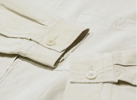 Norse Projects Julian Cotton Linen Marble White