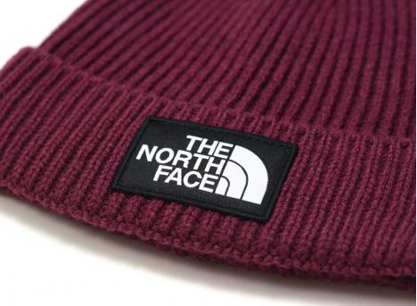 The North Face Logo Box Cuff Beanie Boysenberry