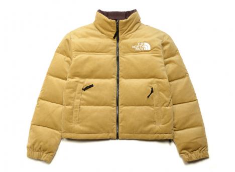 The North Face W 92 Reversible Nuptse Almond Butter / Coal Brown