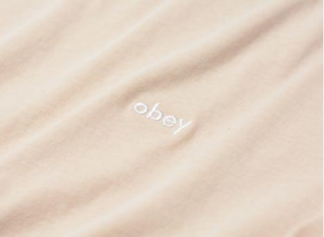 Obey Lowercase Pigment Tshirt Clay