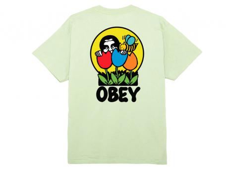Obey Was Here Tshirt Cucumber