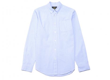 Portuguese Flannel Atlantico Stripe Shirt Blue