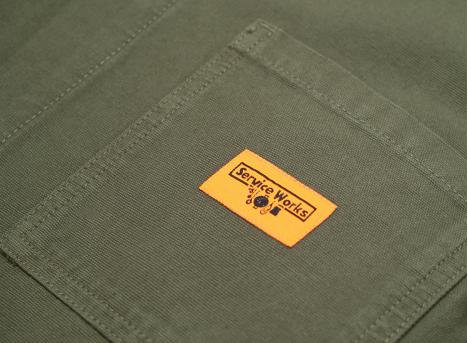 Service Works Canvas Coverall Jacket Olive