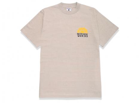 Service Works Sunny Side Up Tshirt Stone
