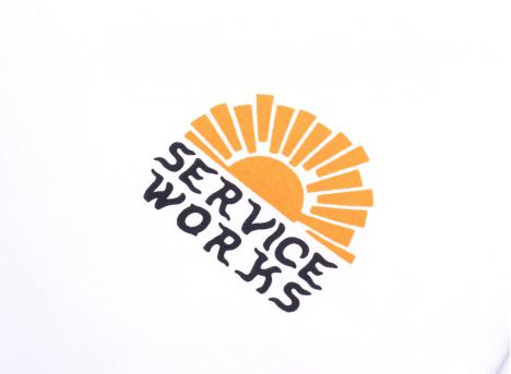 Service Works Sunny Side Up Tshirt White