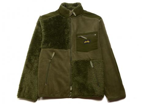 Stan Ray Patchwork Fleece Jacket Olive