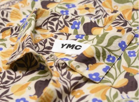 YMC P2WAA Malick Shirt Bird Multi