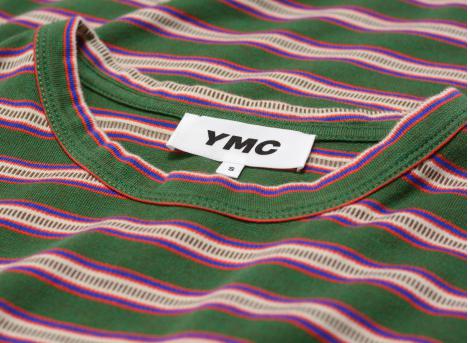 YMC P6WAF Triple Stripe Tshirt Multi