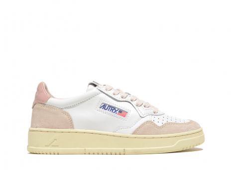 Autry 01 Low LS37 Leather White / Powder