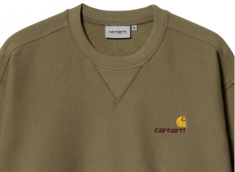 Carhartt American Script Sweatshirt Larch I025475