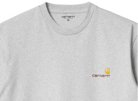 Carhartt American Script Tshirt Ash I029956