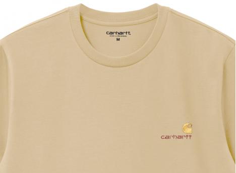 Carhartt American Script Tshirt Rattan I029956