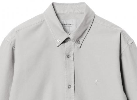 Carhartt Bolton Shirt Sonic Silver Garment Dyed I030238