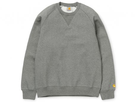Carhartt Chase Sweatshirt Dark Grey I026383