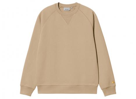Carhartt Chase Sweat Sable / Gold I033660