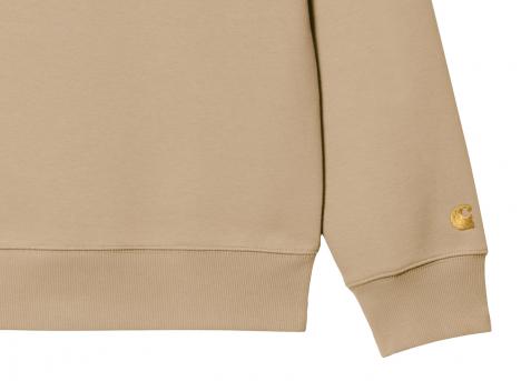 Carhartt Chase Sweat Sable / Gold I033660