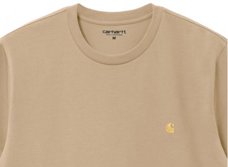 Carhartt Chase Tshirt Sable / Gold I026391