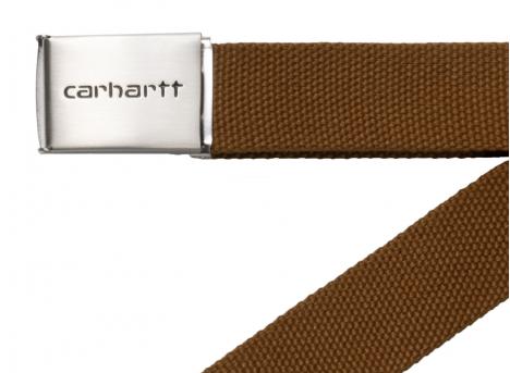 Carhartt Clip Belt Chrome Hamilton Brown I019176