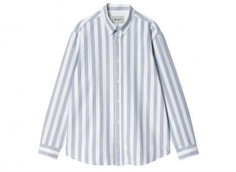 Carhartt Dillion Shirt Stripe Bleach / White I033027