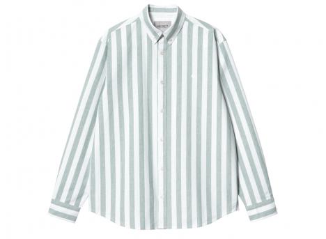 Carhartt Dillion Shirt Stripe Chervil / White I033027