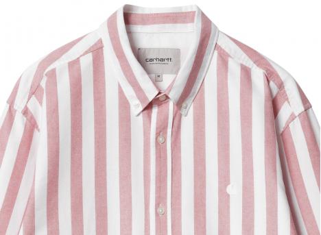 Carhartt Dillion Shirt Stripe Samba / White I033027