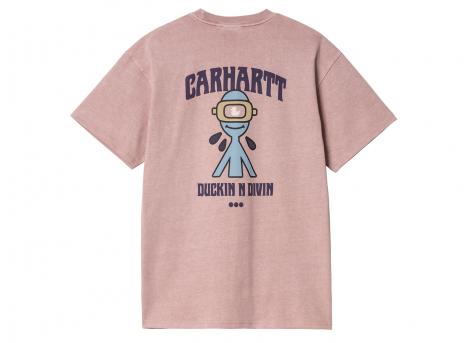 Carhartt Duckin Tshirt Glassy Pink I033171