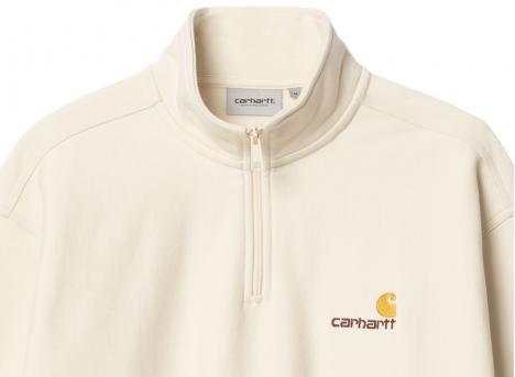 Carhartt Half Zip American Script Sweatshirt Natural I027014