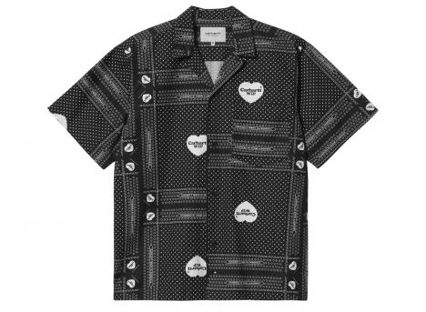 Carhartt Heart Bandana Shirt Black I033075