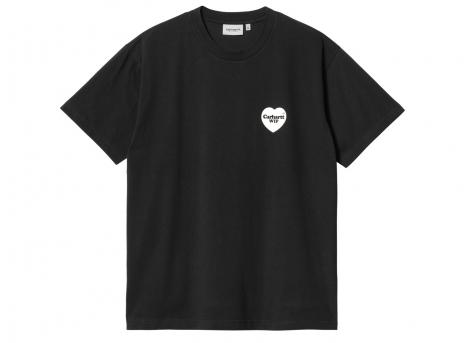 Carhartt Heart Bandana Tshirt Black / White I033116