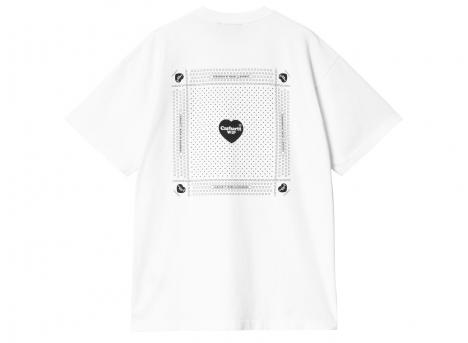 Carhartt Heart Bandana Tshirt White / Black I033116