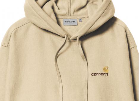 Carhartt Hooded American Script Sweatshirt Rattan I028279