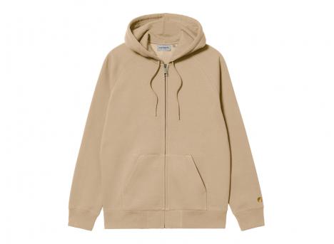 Carhartt Hooded Chase Jacket Sable / Gold I033664