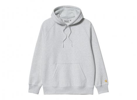 Carhartt Hooded Chase Sweat Ash Heather / Gold I033661