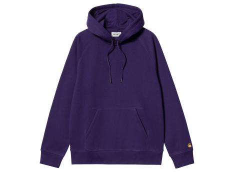 Carhartt Hooded Chase Sweat Tyrian / Gold I033661