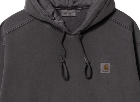 Carhartt Hooded Nelson Sweat Charcoal Garment Dyed I029963