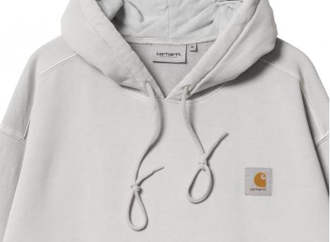 Carhartt Hooded Nelson Sweat Sonic Silver Garment Dyed I029963