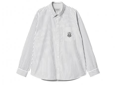 Carhartt Linus Stripe Shirt Black / White I033029
