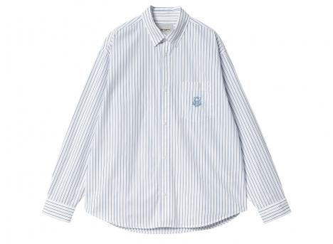 Carhartt Linus Stripe Shirt Bleach / White I033029