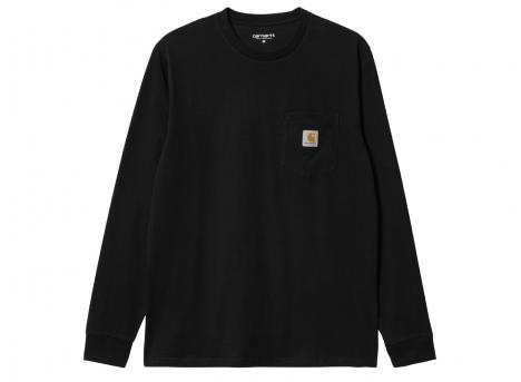 Carhartt LS Pocket Tshirt Black I030437