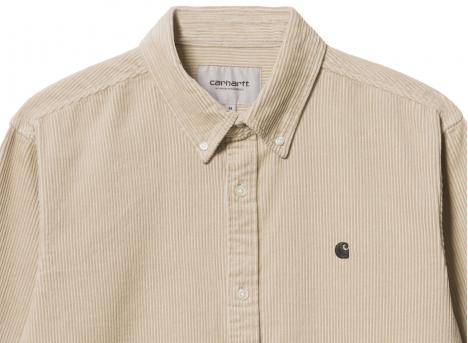 Carhartt Madison Cord Shirt Wall / Black I029958