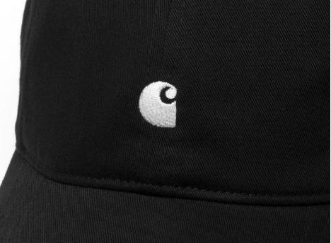 Carhartt Madison Logo Cap Black / White I023750