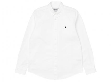 Carhartt Madison Shirt White / Black I023339