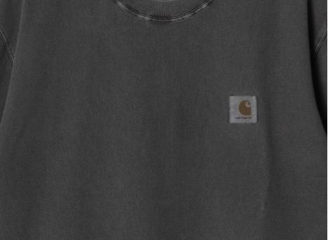 Carhartt Nelson Tshirt Charcoal Garment Dyed I029949