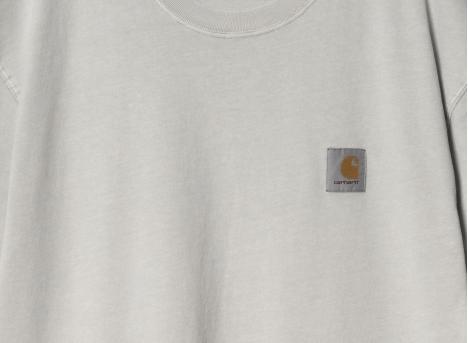 Carhartt Nelson Tshirt Sonic Silver Garment Dyed I029949