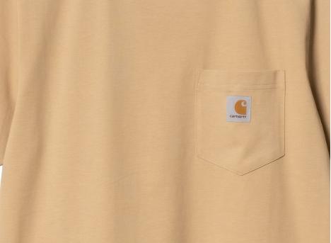 Carhartt Pocket Tshirt Dusty Hamilton Brown I030434