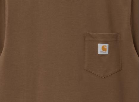 Carhartt Pocket Tshirt Lumber I030434