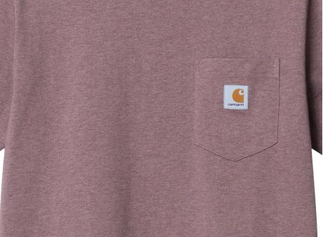 Carhartt Pocket Tshirt Lupinus heather I030434