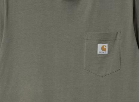 Carhartt Pocket Tshirt Smoke Green I030434
