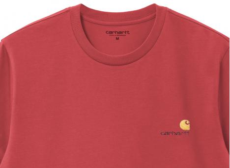 Carhartt American Script Tshirt Tuscany I029956